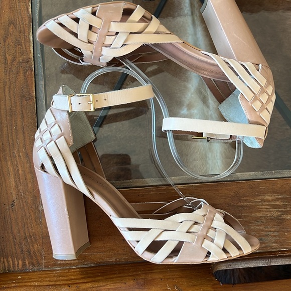 Raphaela Booz Braided Leather Heels - Picture 6 of 10